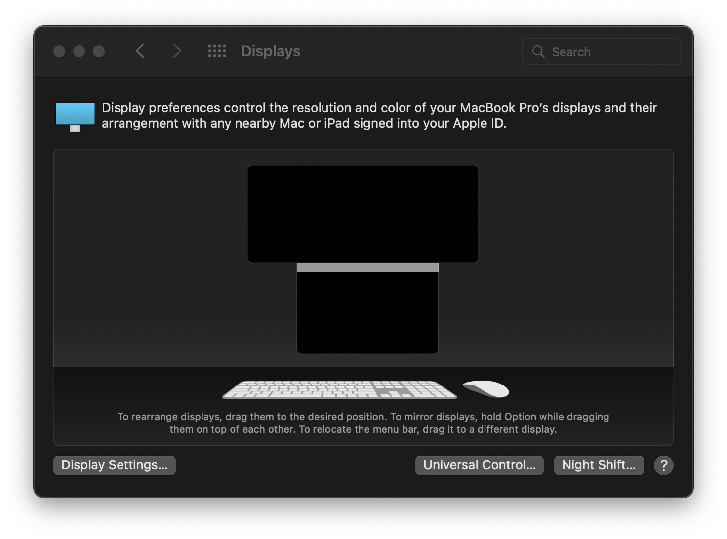 macOS menu interruption on laptop display when connected to external ...