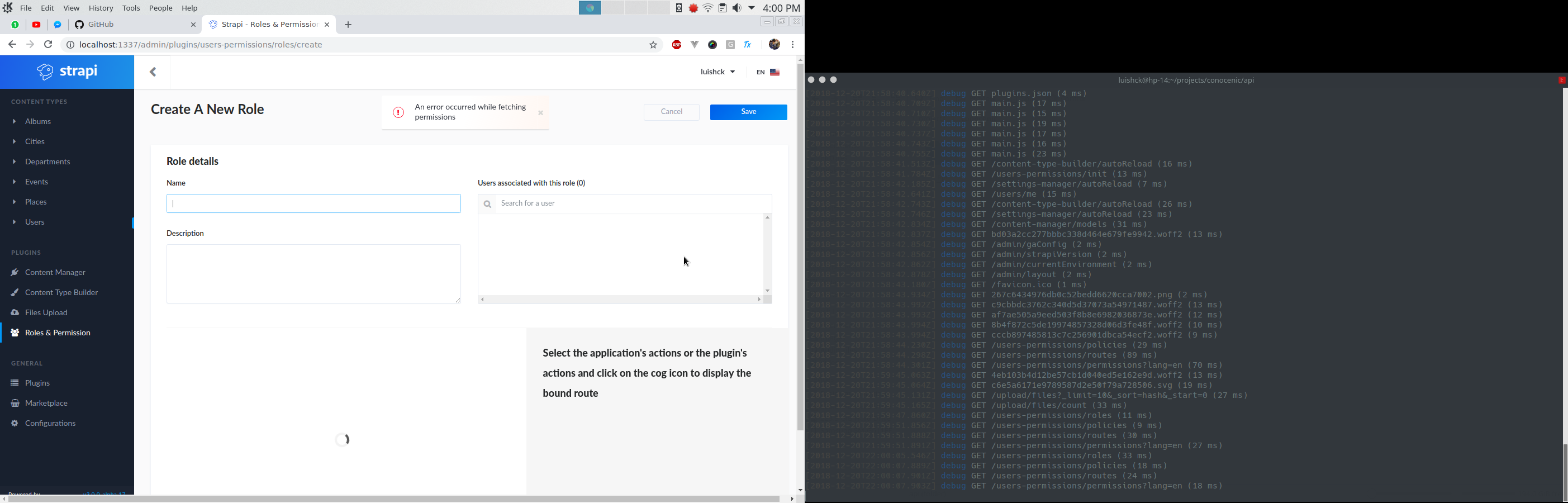 An error ocurred while fetching permissions · Issue #2520 · strapi ...