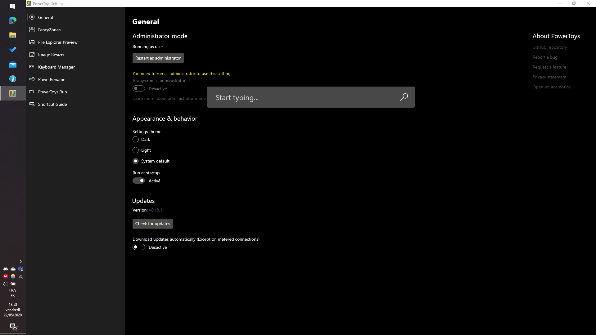  PowerToys Run Strange Dual Screen Behavior When Clicking On Other