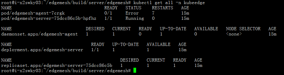pod/edgemesh-agent-7crgk error · Issue #229 · kubeedge/edgemesh · GitHub