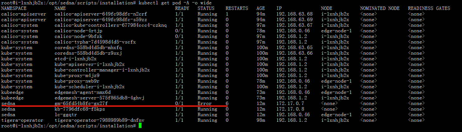 An error occurred while installing Sedna · Issue #278 · kubeedge/sedna ...