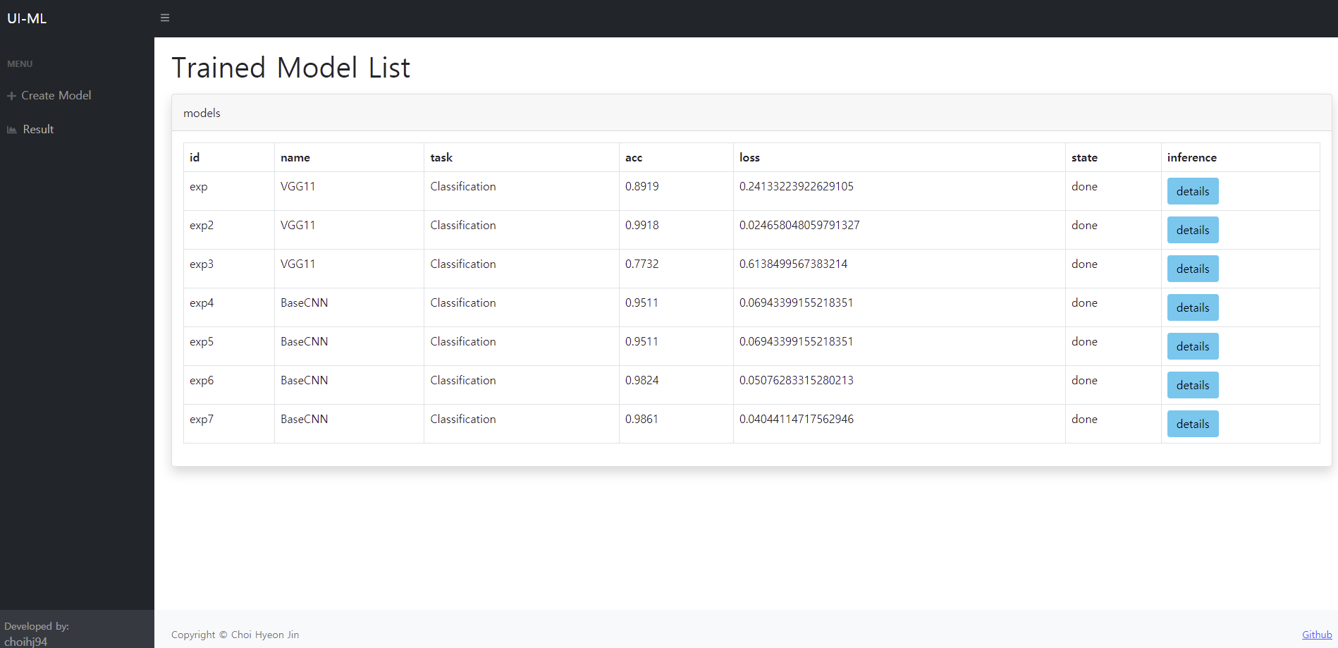 GitHub - hyeonjini/remote-ml: Remote training model test with node.js ...