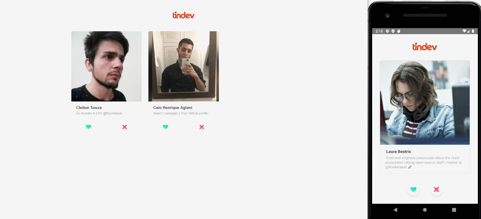 GitHub - wandersonce/tindev: A clone of tinder app