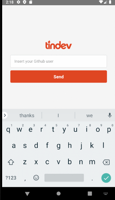 GitHub - wandersonce/tindev: A clone of tinder app