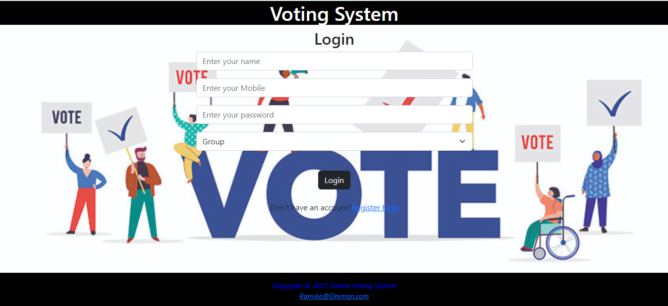 Github Ramikadhiman8627 Votingsystem