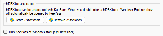 Option to create & remove .kbdx file association from KeePassXC like in ...