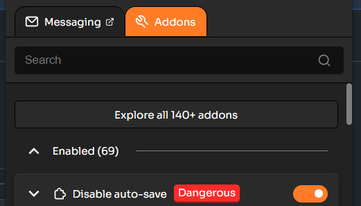 Minimize this · Issue #3382 · ScratchAddons/ScratchAddons · GitHub