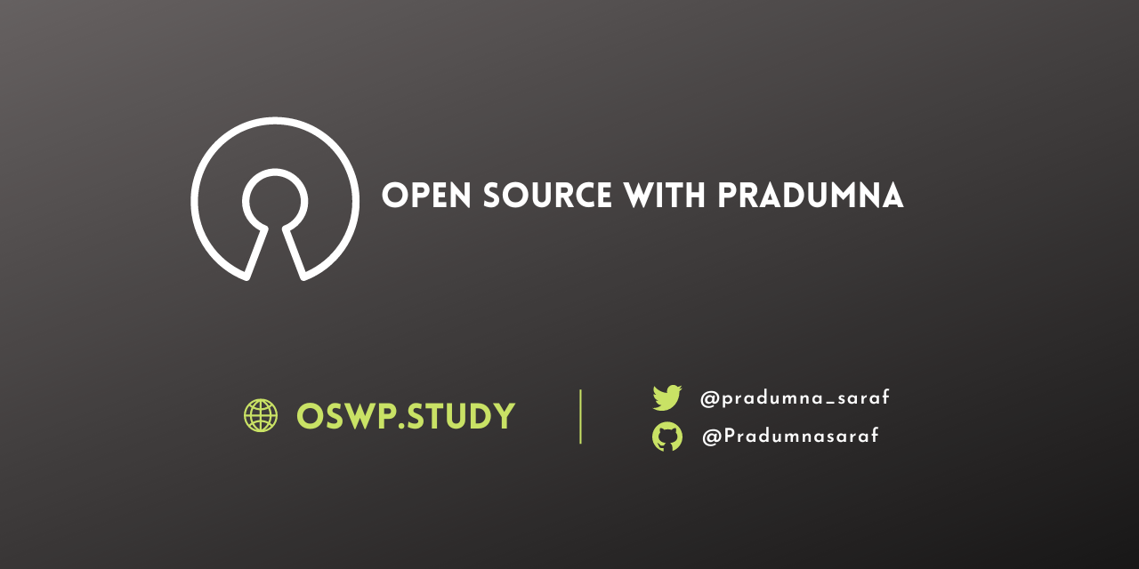 Open Source With Pradumna