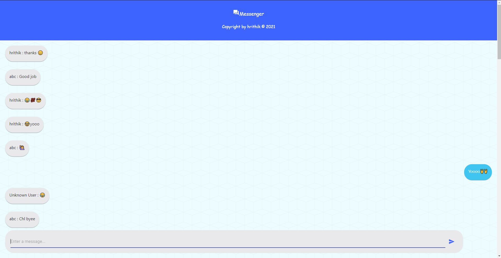 GitHub - batman005/MESSENGER