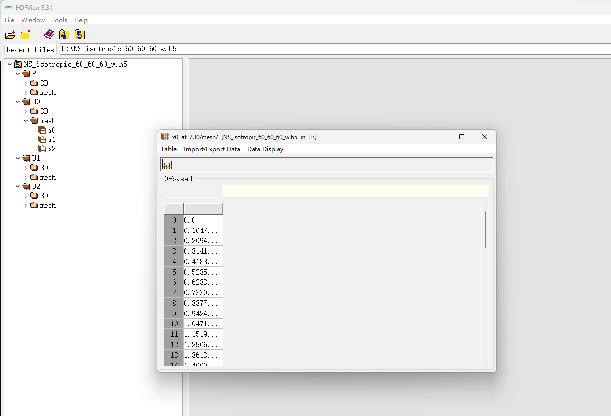 The h5 file was generated normally, but the xdmf file did not save any ...