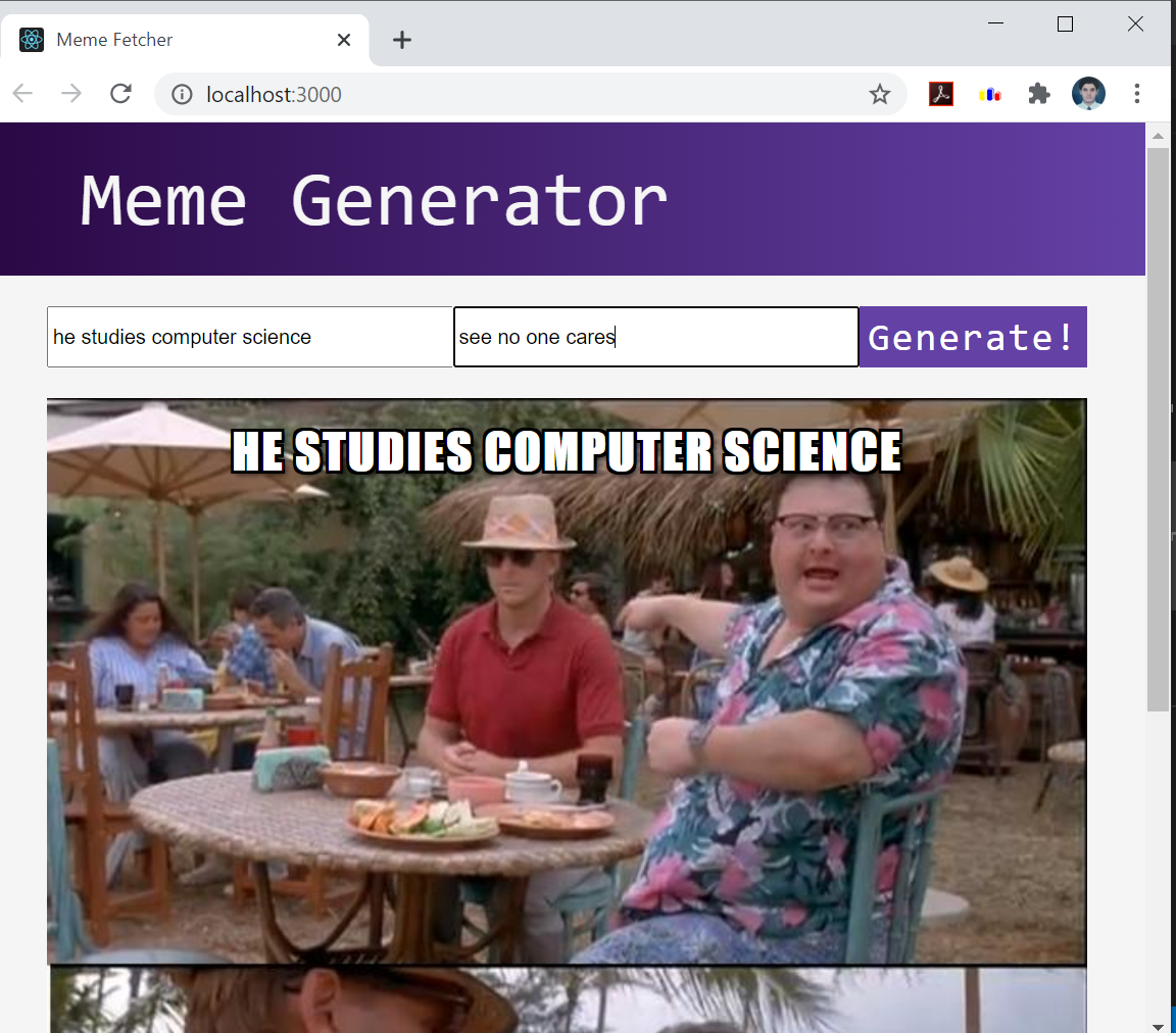 GitHub - shreyrai99/react_meme_permutator: A website made from React ...