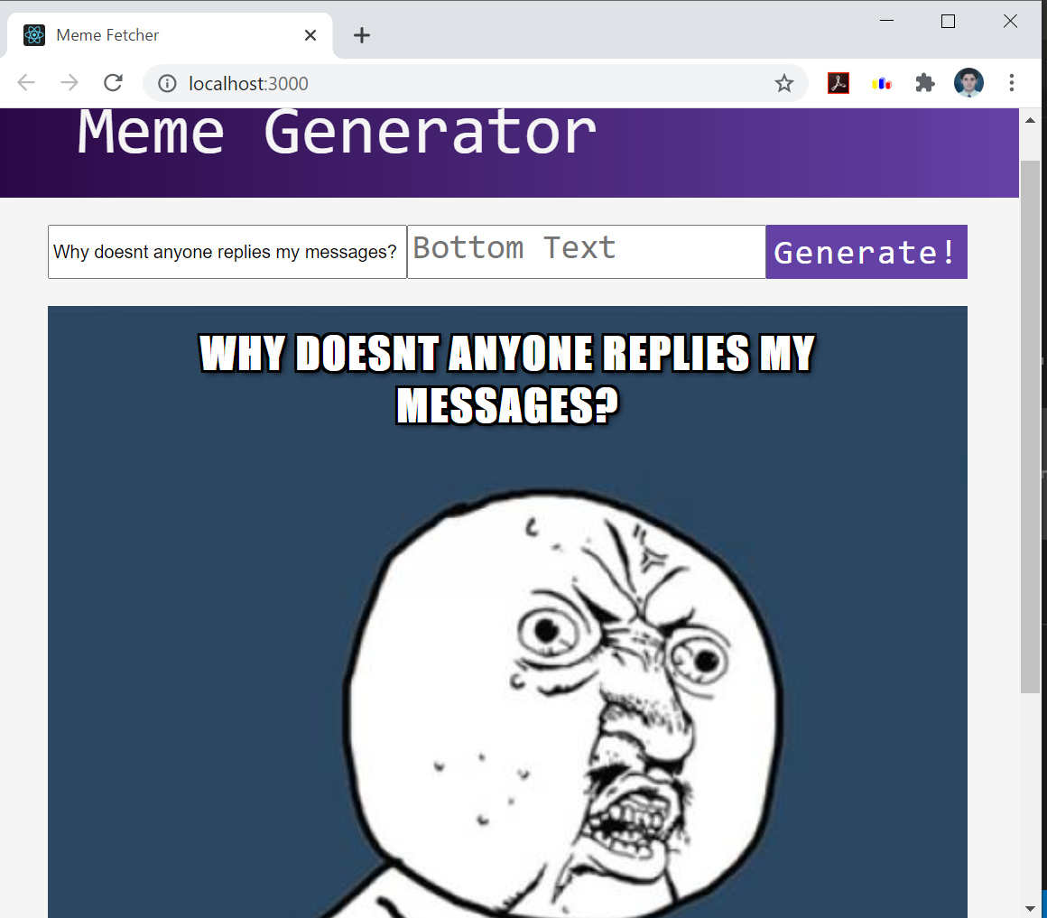 GitHub - shreyrai99/react_meme_permutator: A website made from React ...