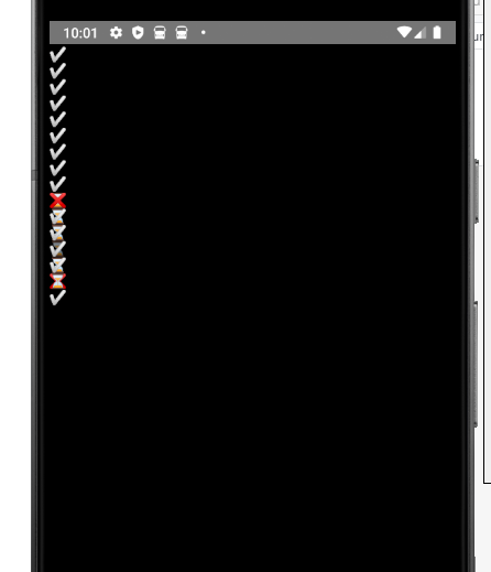 FlipperDiagnosticActivity not readable with app background to black ...
