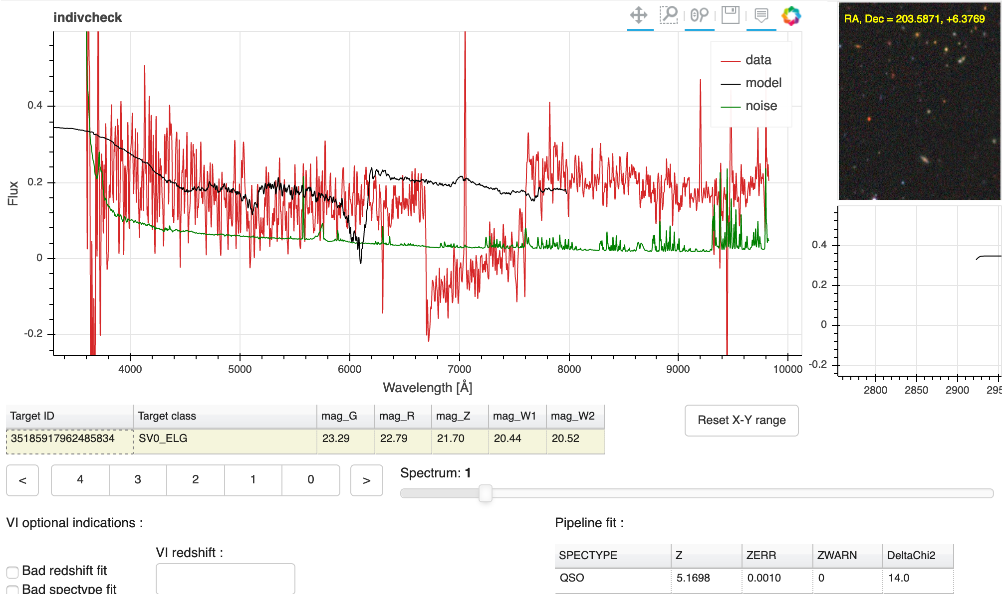 bad spectrum: step in calibrated spectrum · Issue #922 · desihub ...