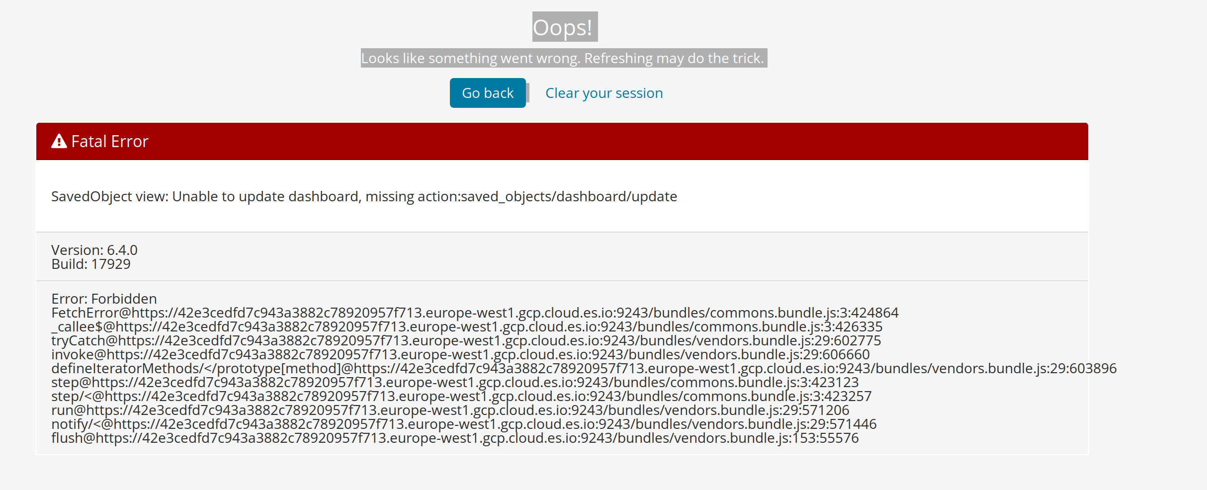 More consistent error handling · Issue #4731 · elastic/kibana · GitHub