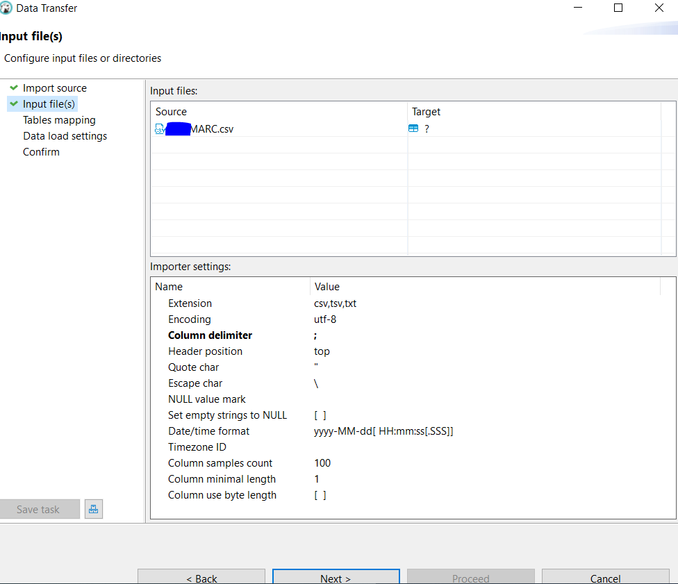 Importing CSVs: is it possible to change source type of a column ...