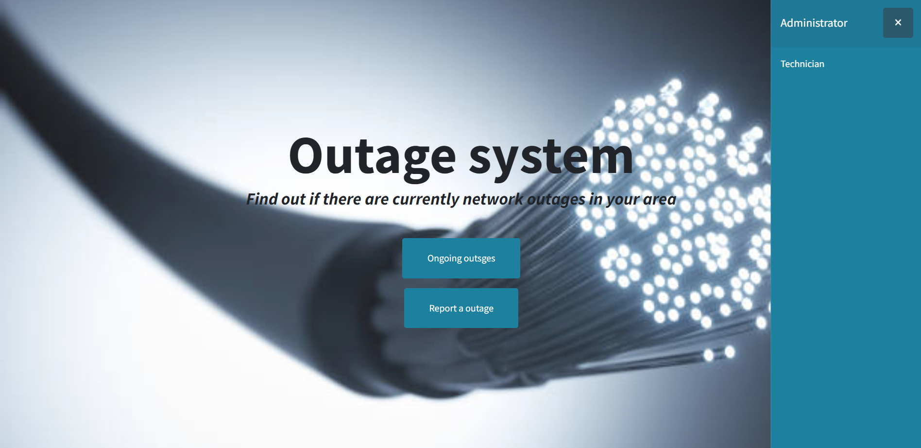 GitHub Tshepo14/Outagesystem2.0 A better UI/UX of the outage system