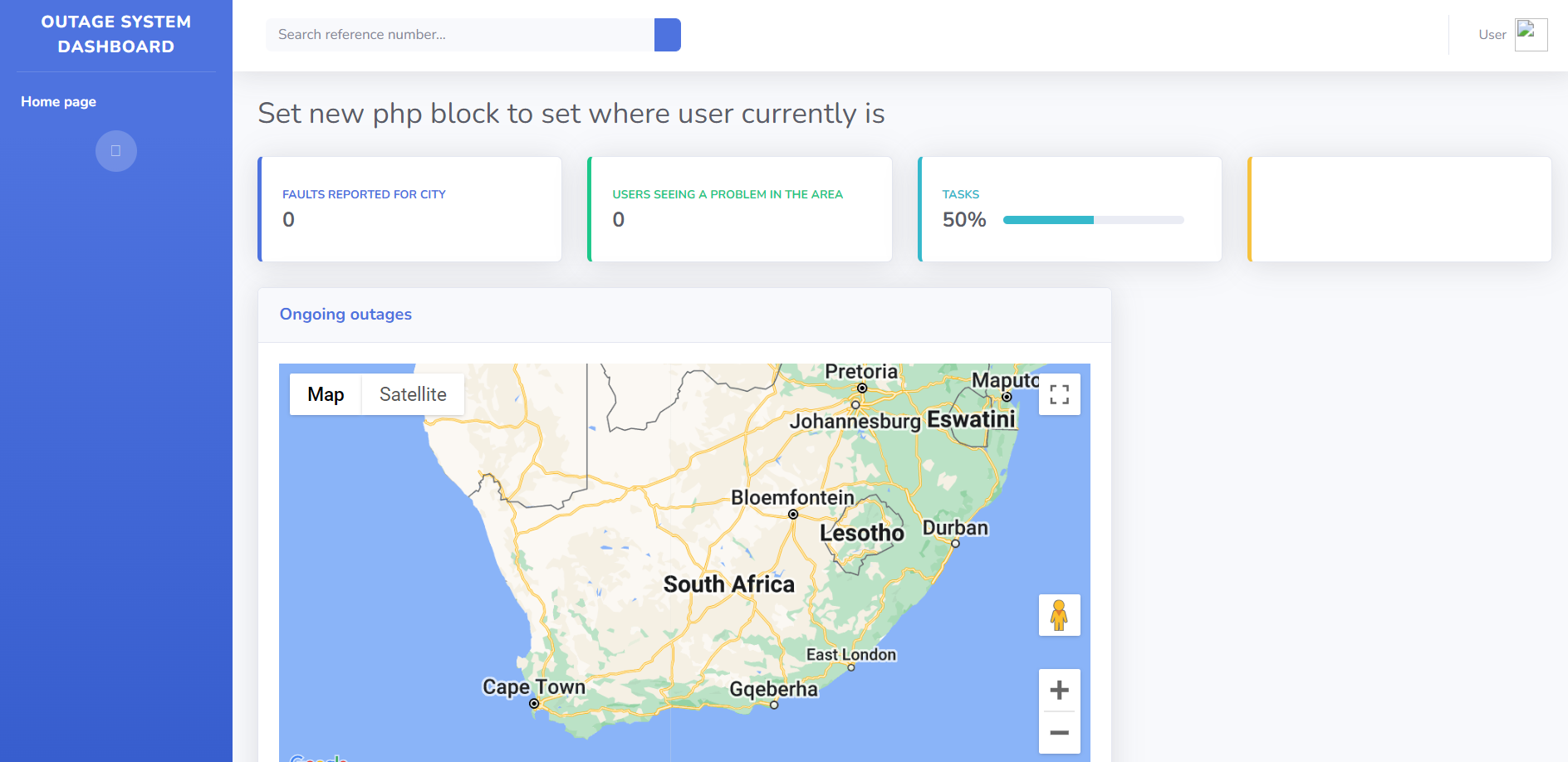GitHub Tshepo14/Outagesystem2.0 A better UI/UX of the outage system