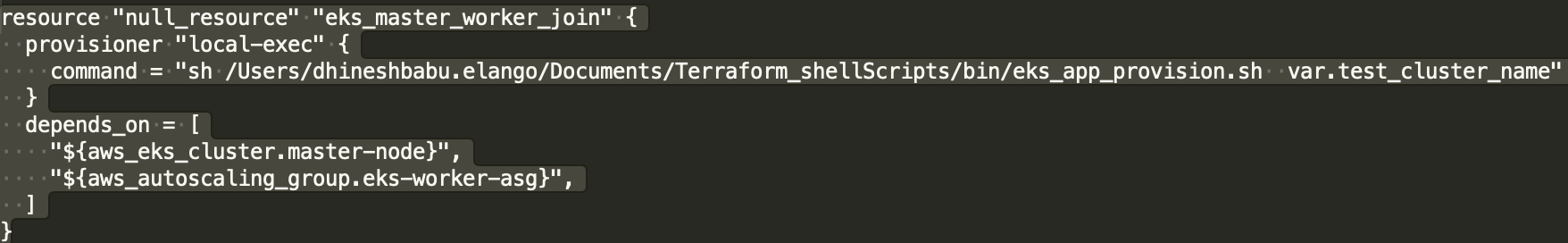 Shell Script inside Terraform EKS · Issue #501 · terraform-aws-modules ...