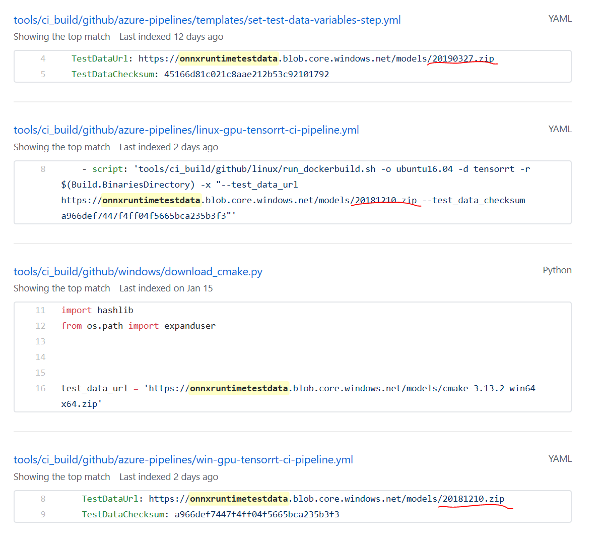 Inconsistent Test Data URL in tensorrt pipelines · Issue #795 ...