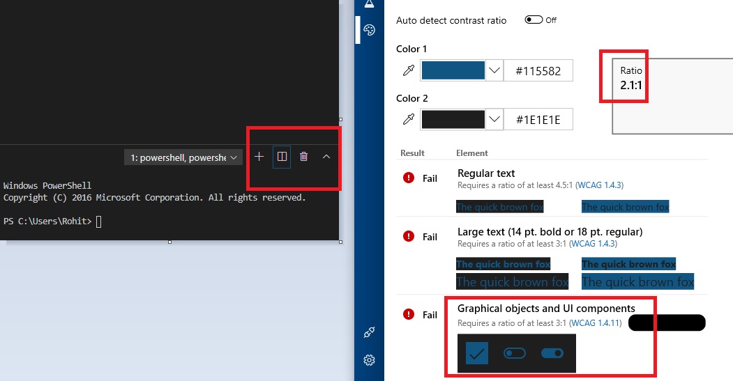 99244_A11y_VSCode_Integrated Terminal_Split terminal_Keyboard Color contrast ratio for non text element is less than 31