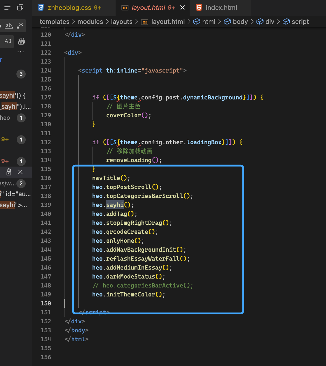 首页部分JS动画异常（不生效） · Issue #148 · chengzhongxue/halo-theme-hao · GitHub