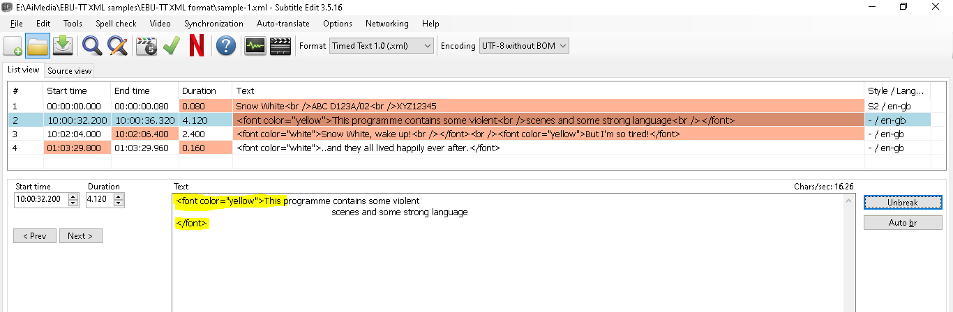 Font style tags are not closed · Issue #4294 · SubtitleEdit ...