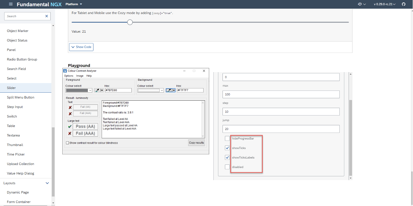 Accessibility:Slider · Issue #5081 · SAP/fundamental-ngx · GitHub