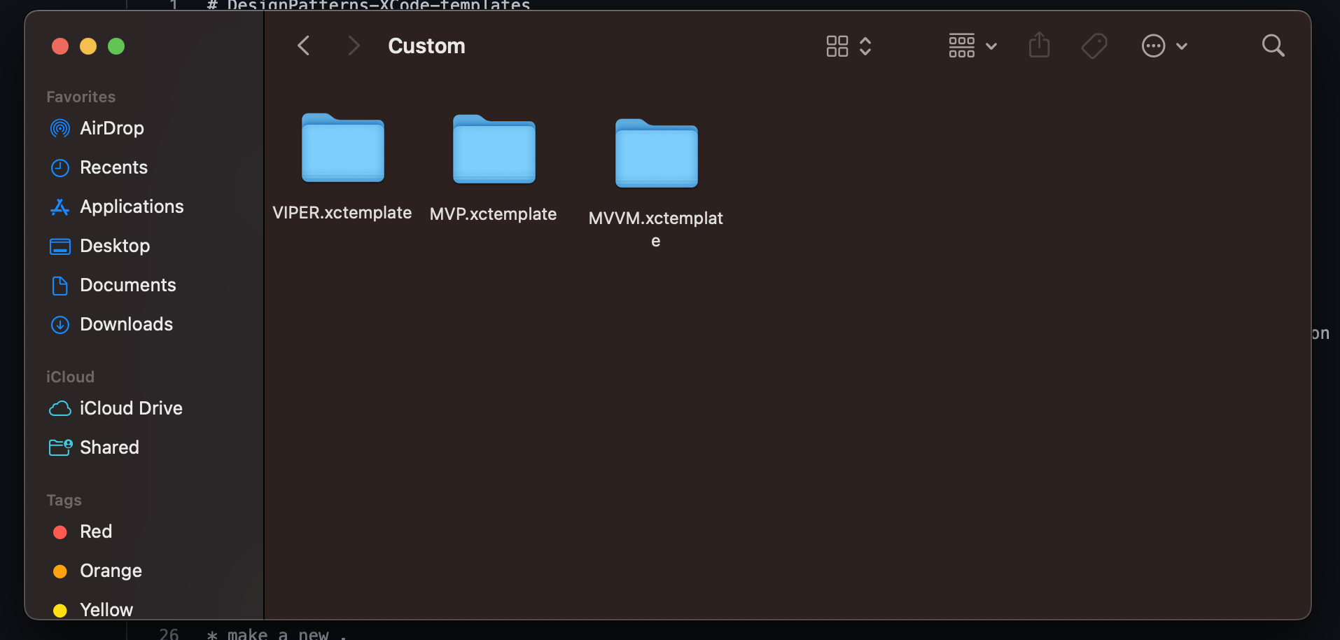 GitHub mosaber7/DesignPatternsXCodetemplates