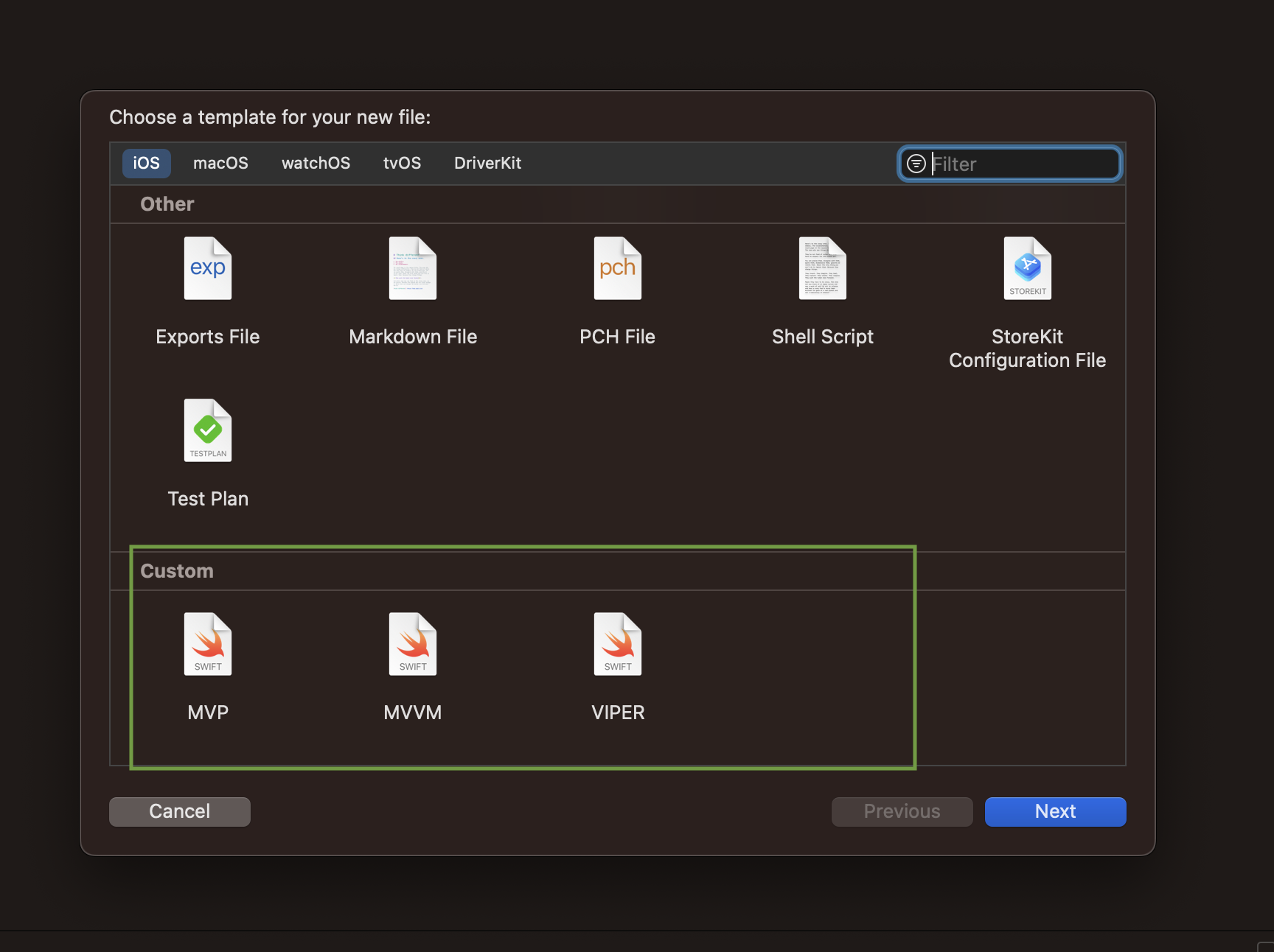 GitHub mosaber7/DesignPatternsXCodetemplates