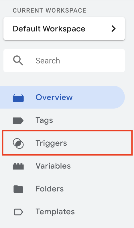 GTM-triggers-menu