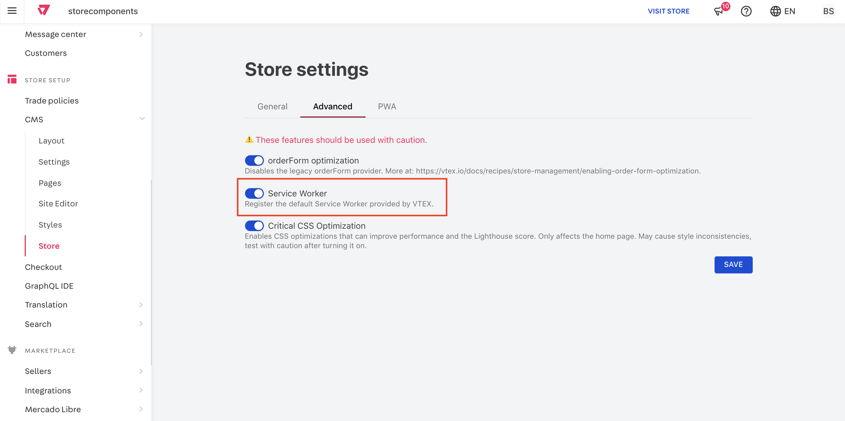 service-worker-toggle-recipe