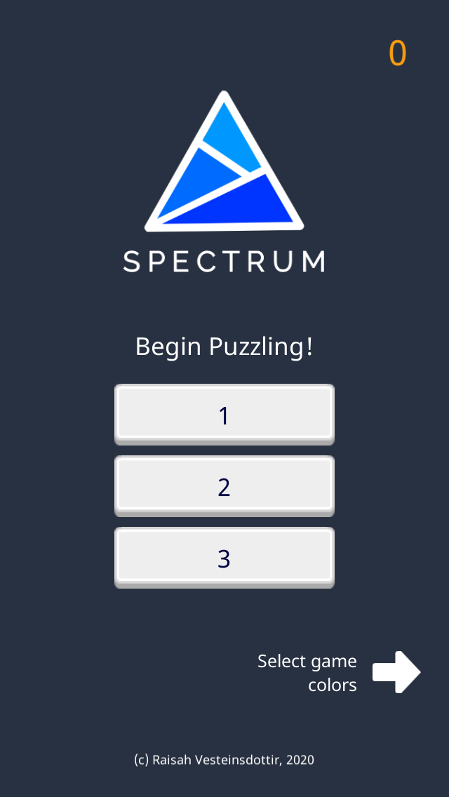 GitHub - raisahv/spectrum: Soothing color gradient game