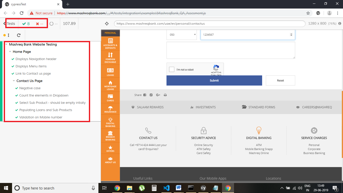 GitHub - saumya-yacob/MashreqBank_QA_Assesment: Test Automation