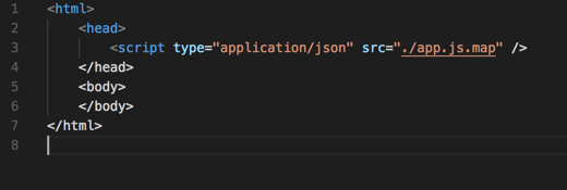 Script type="application/json" breaks html highlighting · Issue #46904 ...