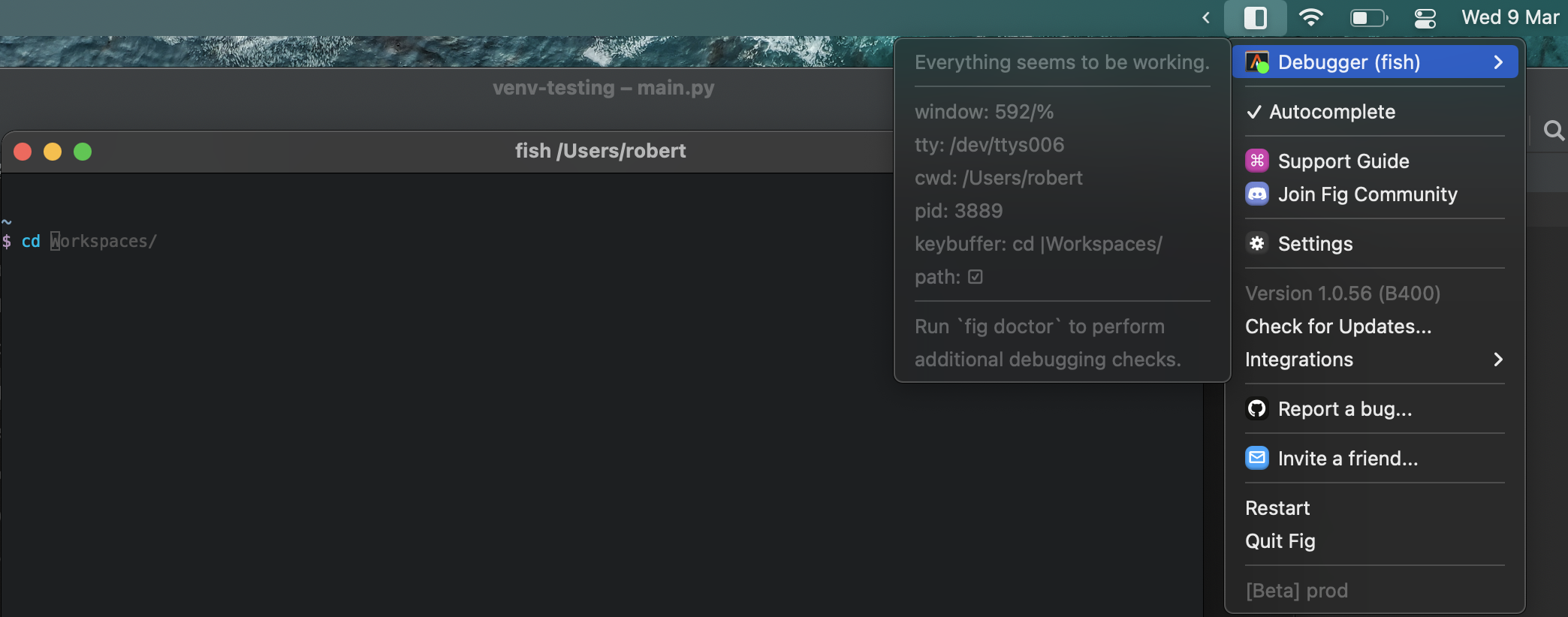 not working with autosuggestions · Issue 1062 · withfig