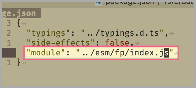 Utilize package.json's module field to get rid of esm namespace in ...