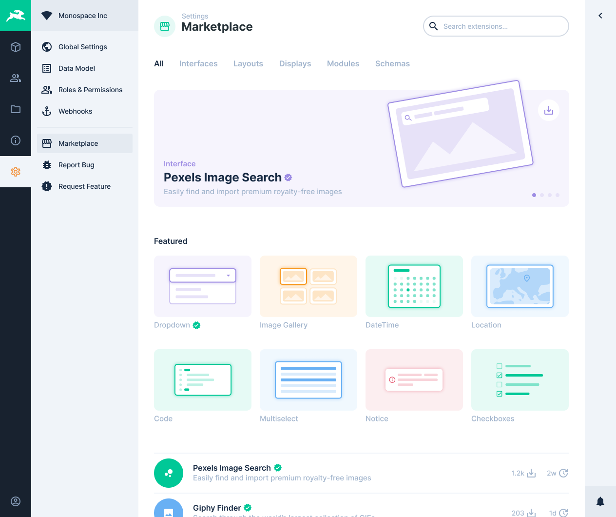 Extension Marketplace · directus directus · Discussion #2820 · GitHub