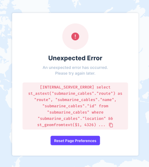 Error when navigating between two collections using Map layout · Issue ...