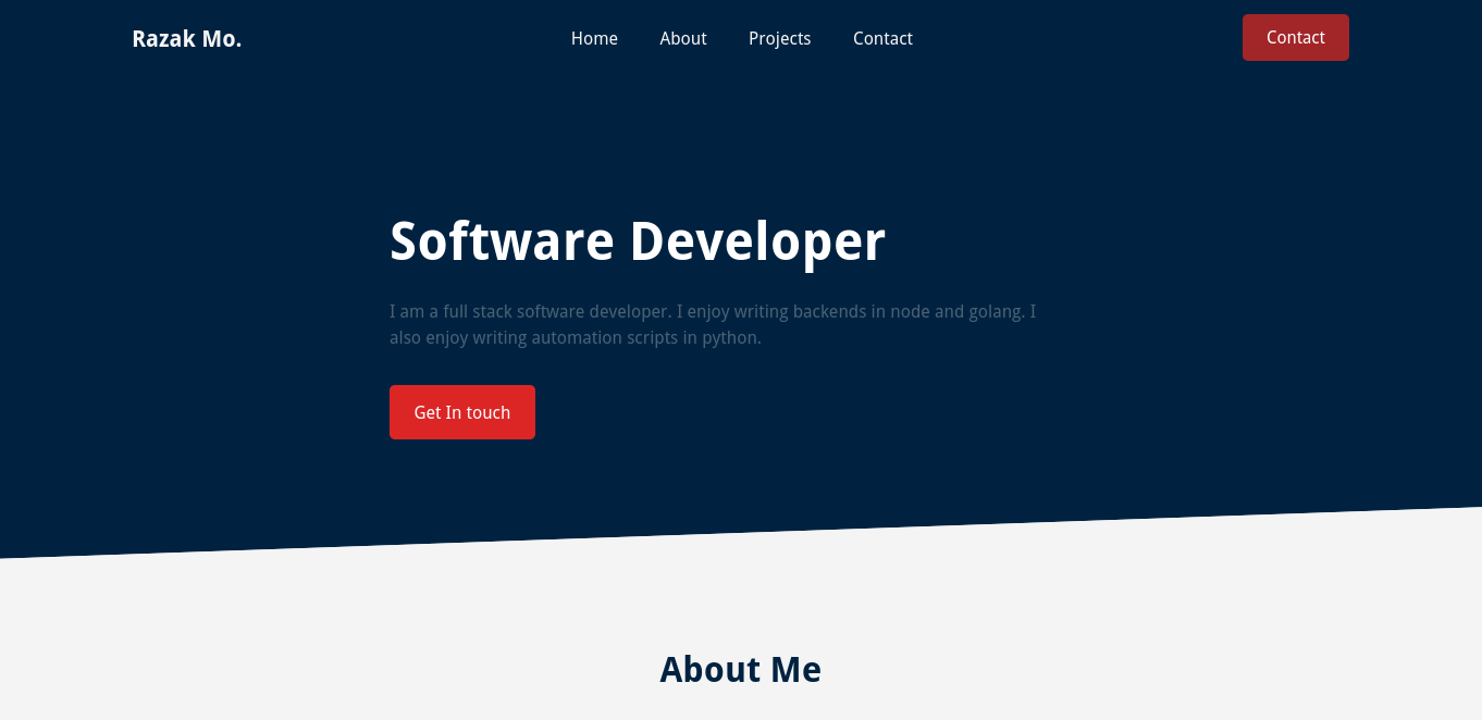 GitHub - razak17/v1: My personal portfolio website · GitHub