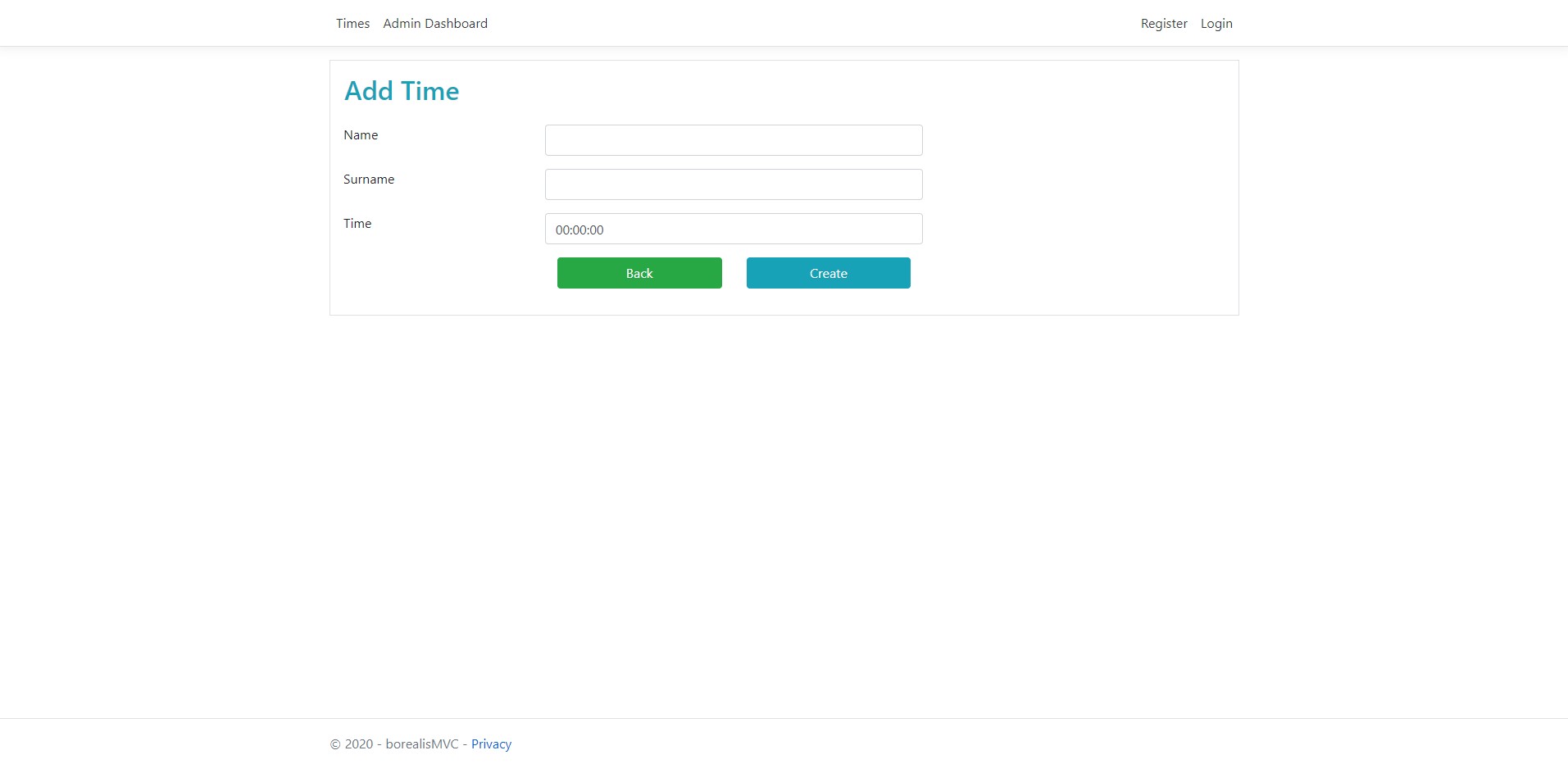 GitHub - ivanmarinic/timesLeaderboard
