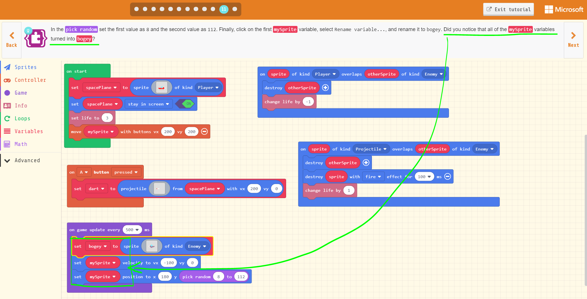 Galga Issues - User Testing · Issue #1187 · microsoft/pxt-arcade · GitHub