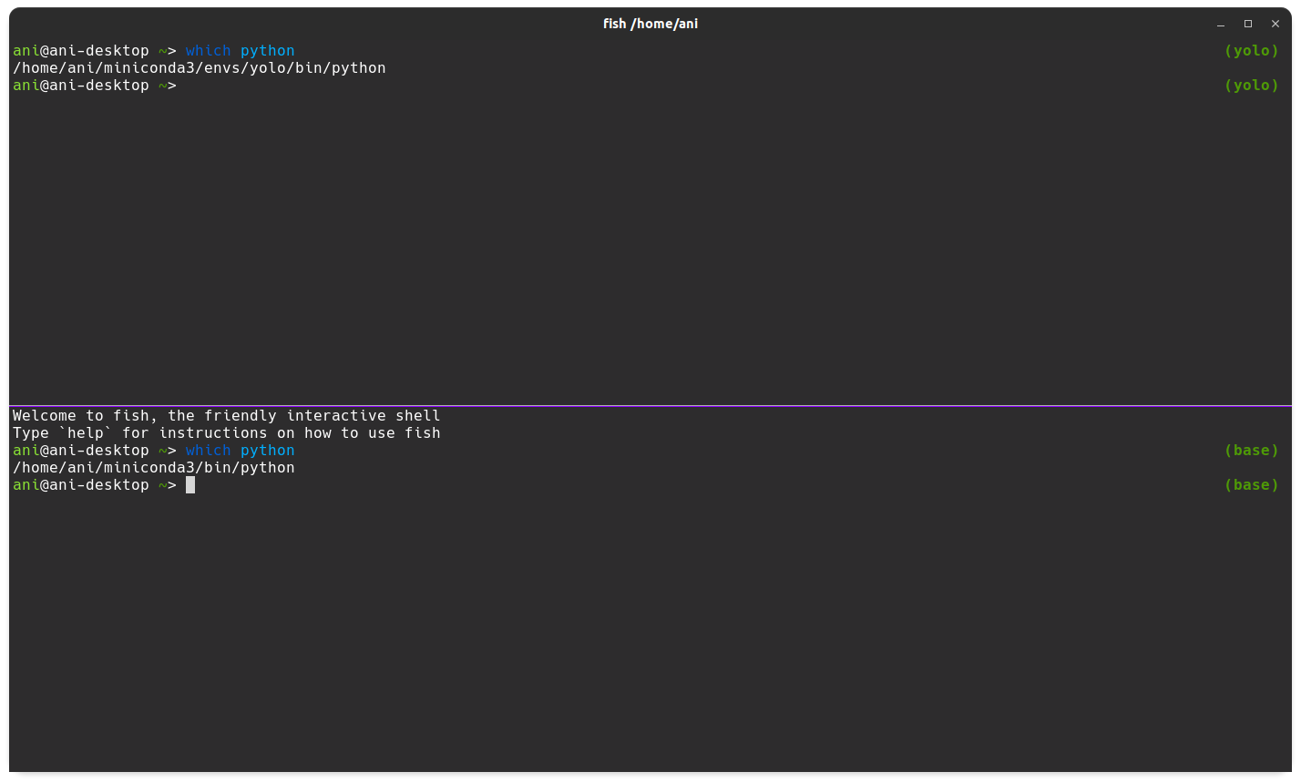 How to open new tab/window with the current tab/window's Conda
