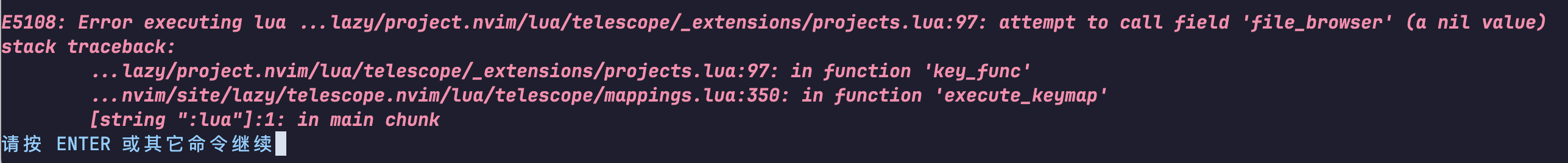 ` fp ` throw error · Issue #714 · ayamir/nvimdots · GitHub