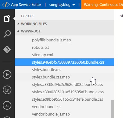 CSS output from ng build --extract-css can be used by Permalink Page ...