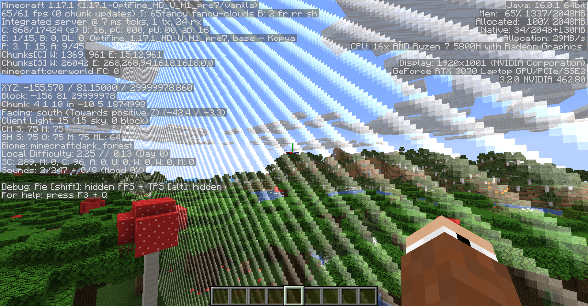 [Bug Report - Shaders - 1.17.1] World Border Rendering Is Broken With ...