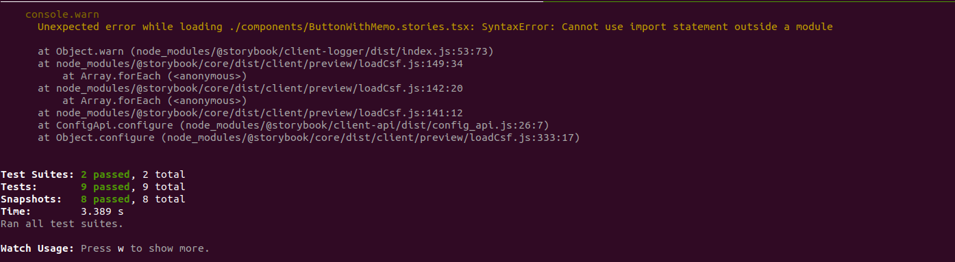 Using apollo-client useDeepMemo hook in component breaks storyshots ...