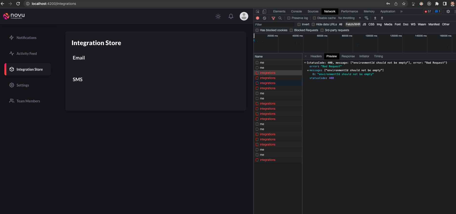 API is returning 404 and requiring environmentId field... · Issue #471 ...
