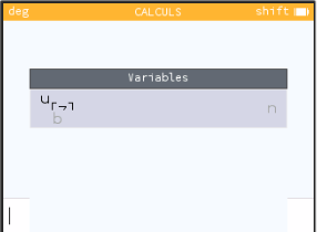 Defining the variable n with a matrix causes a bug in the display of Un ...