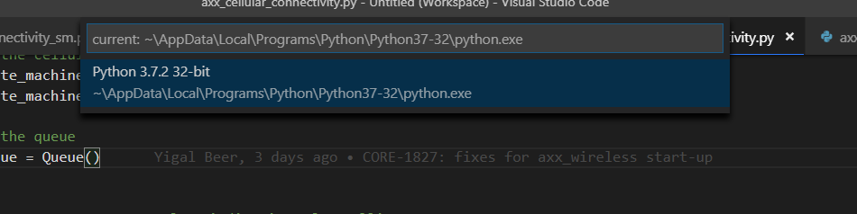 Failing to set python 2.7 interpreter · Issue #4432 · microsoft/vscode ...